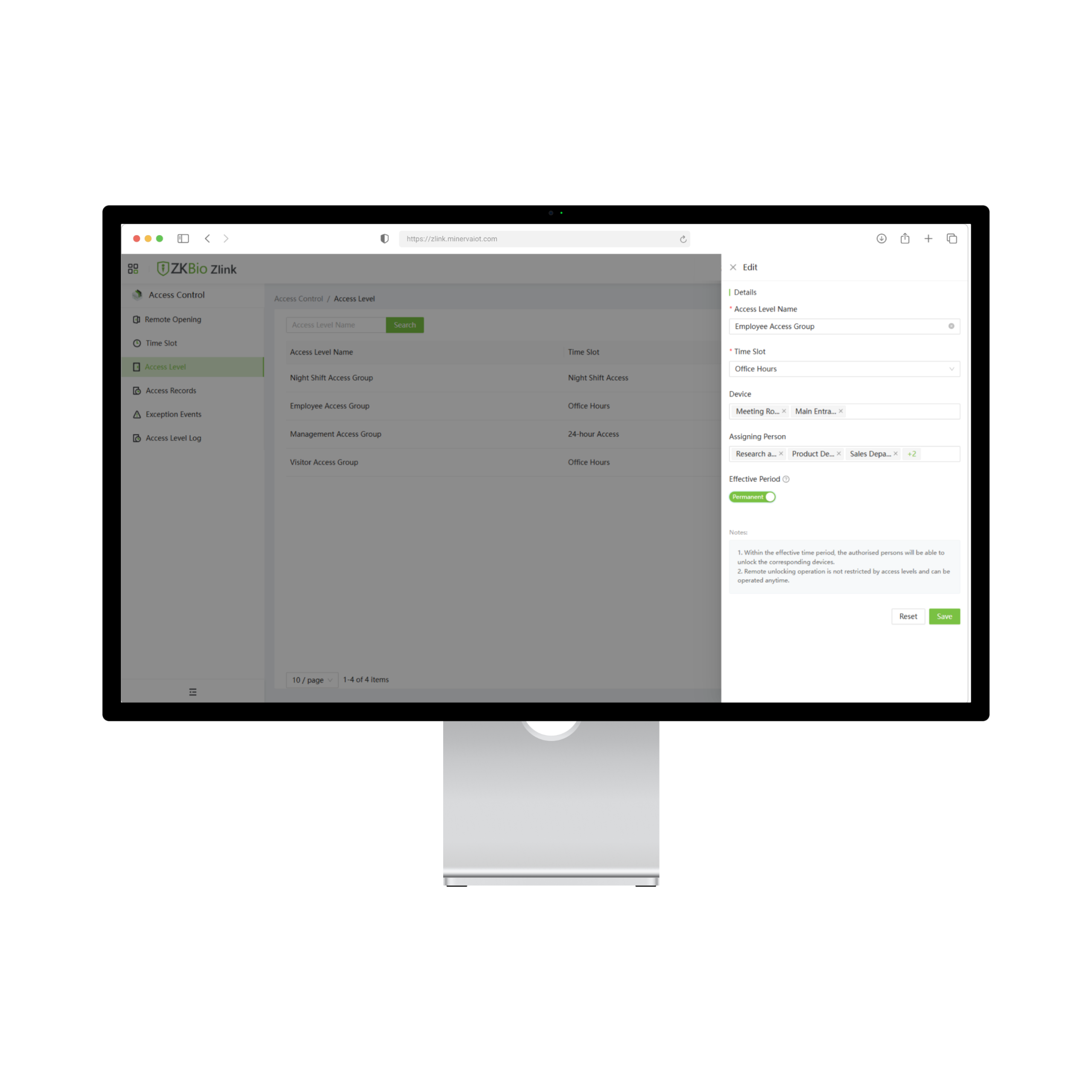ZKBio Zlink Approval Center