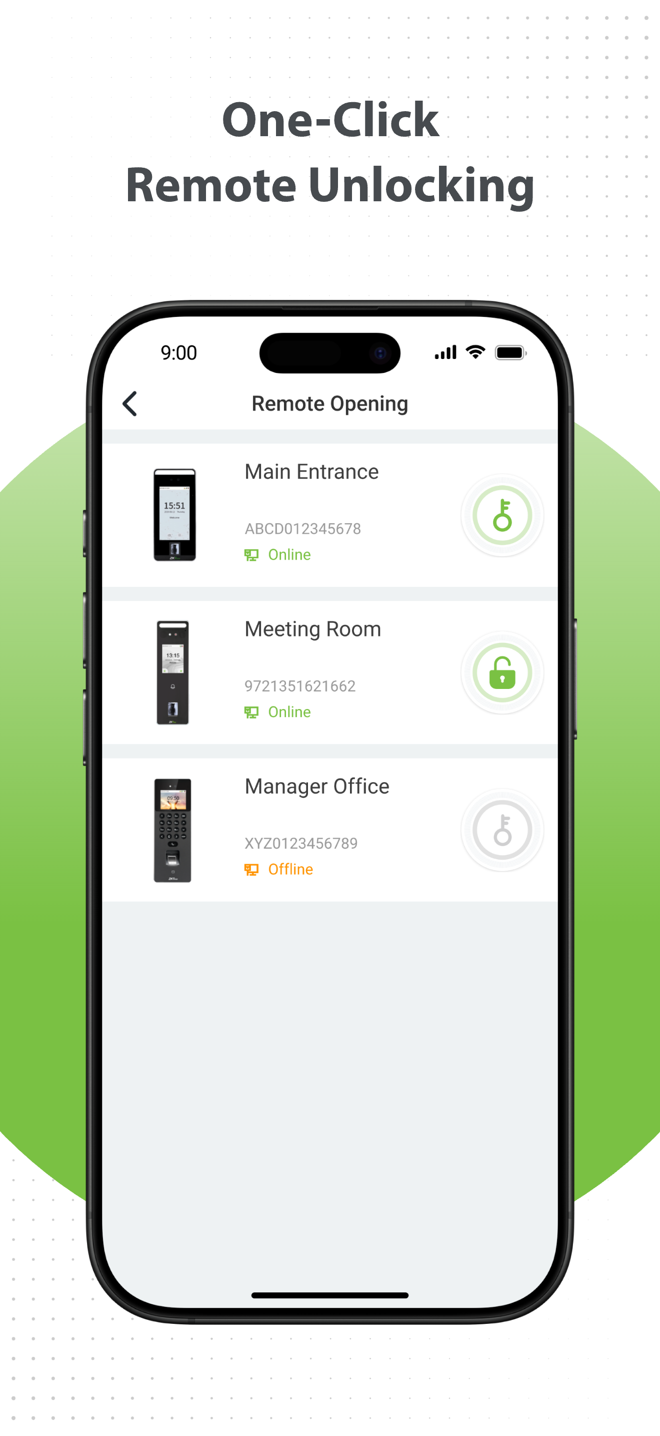 ZKBio Zlink Remote Door Control & Time Slot